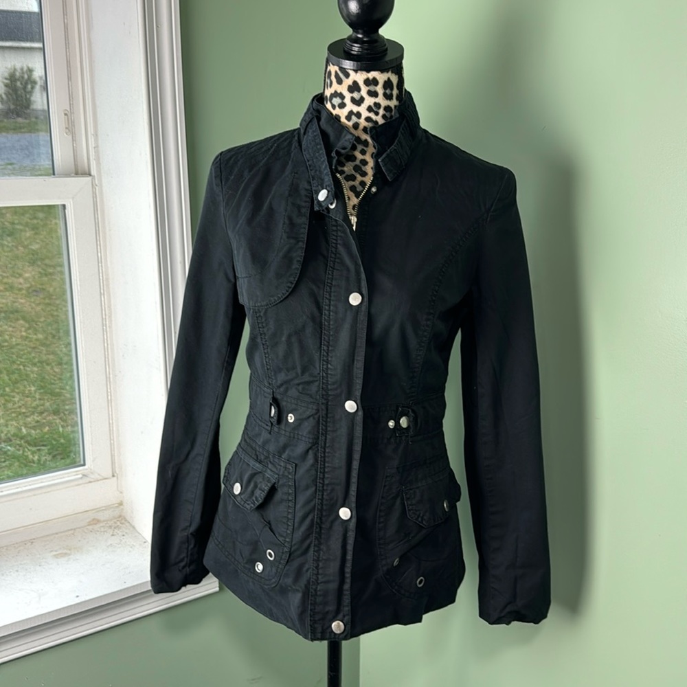 Runway collection, black utility jacket, small